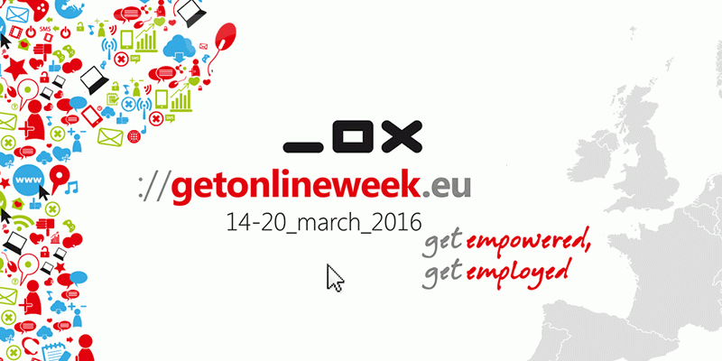 GetOnline Week 2016: Απόκτησε ψηφιακές δεξιότητες και γίνε ανταγωνιστικός!